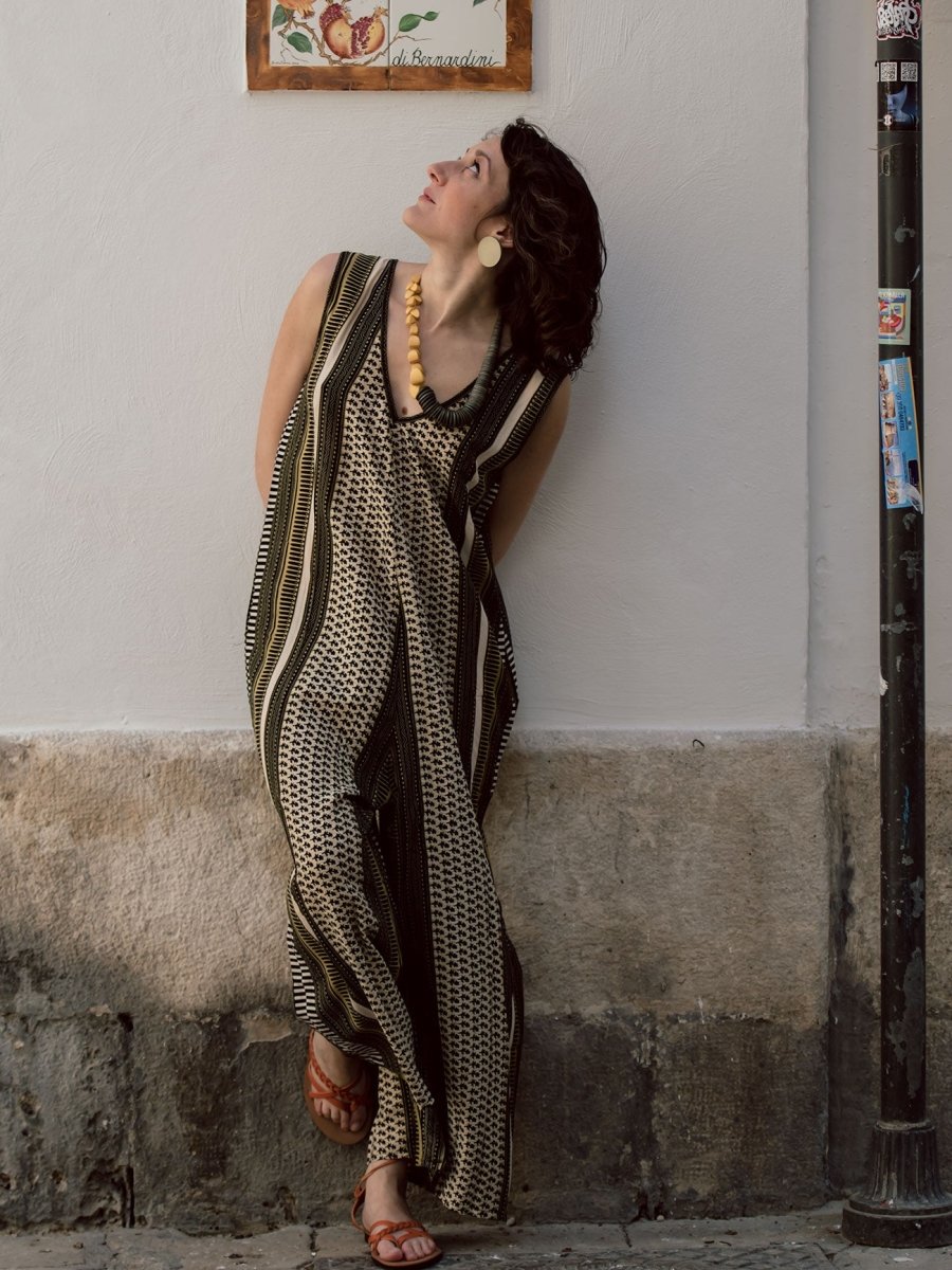 Tuta rayon Selena - bianco - Bijondo