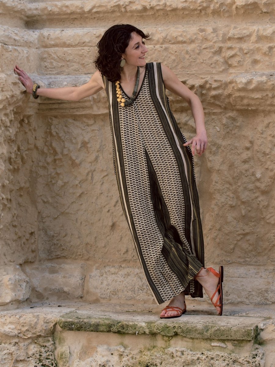 Tuta rayon Selena - bianco - Bijondo