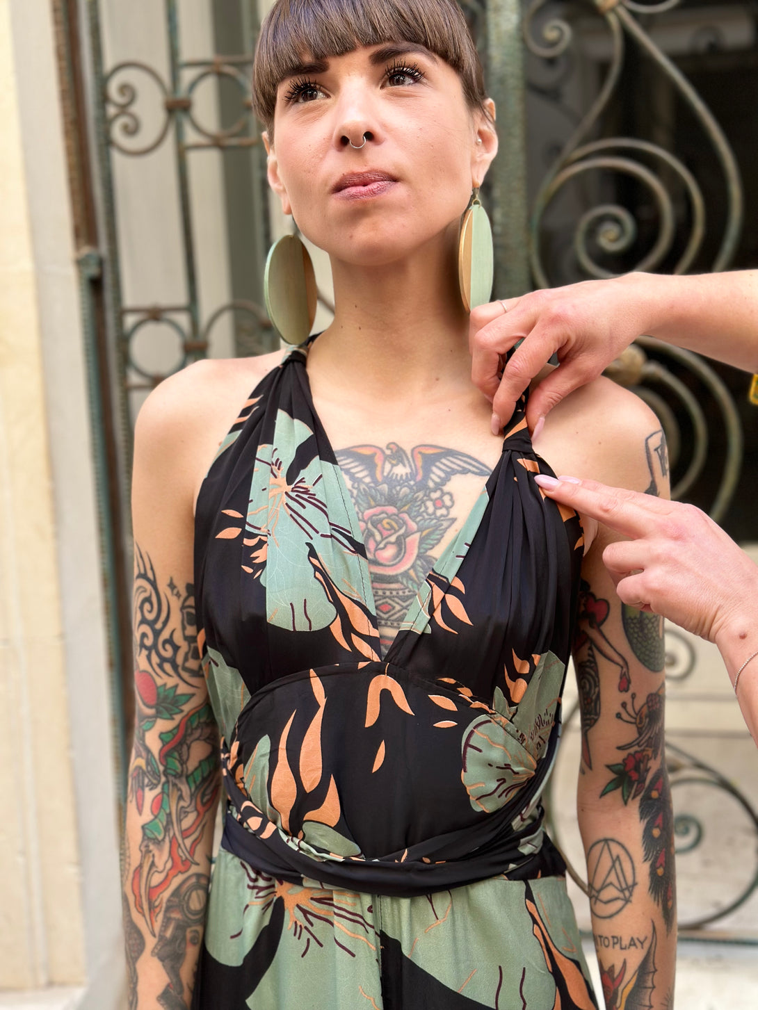 Tuta seta Ivy-Tuta-Bijondo-Bijondo