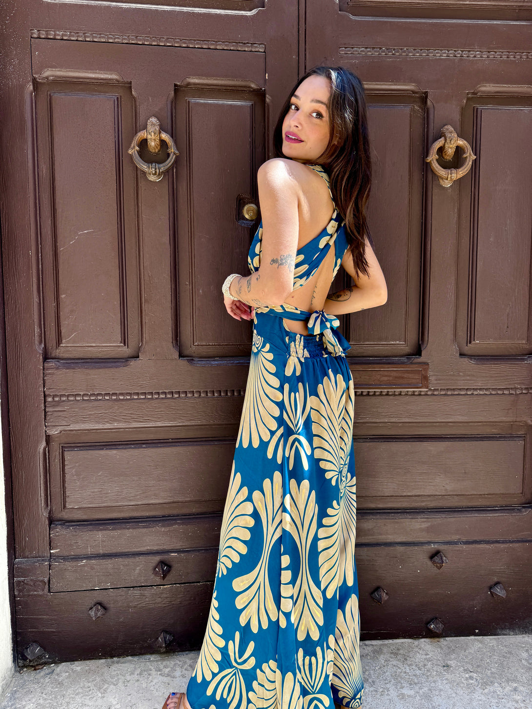 Tuta seta Ivy metallic-Tuta-Bijondo-Bijondo