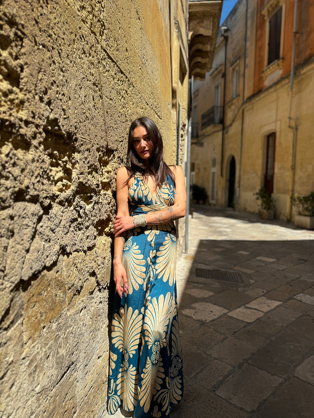 Tuta seta Ivy metallic-Tuta-Bijondo-Bijondo