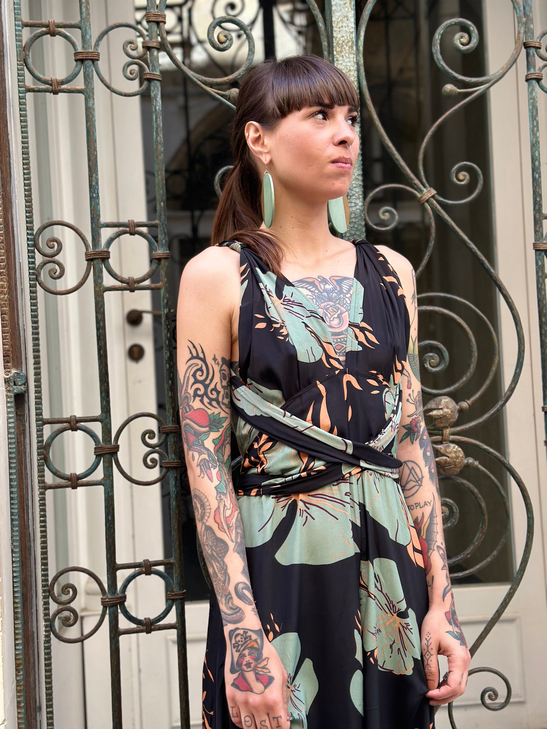 Tuta seta Ivy-Tuta-Bijondo-verde-taglia unica-Bijondo