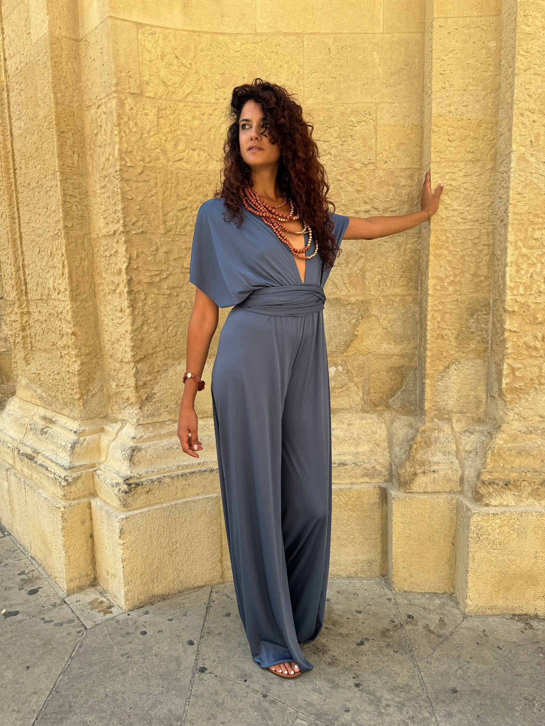 Tuta trasformabile Ayunita infinity-Tuta-Bijondo-blu accaio-taglia unica-Bijondo