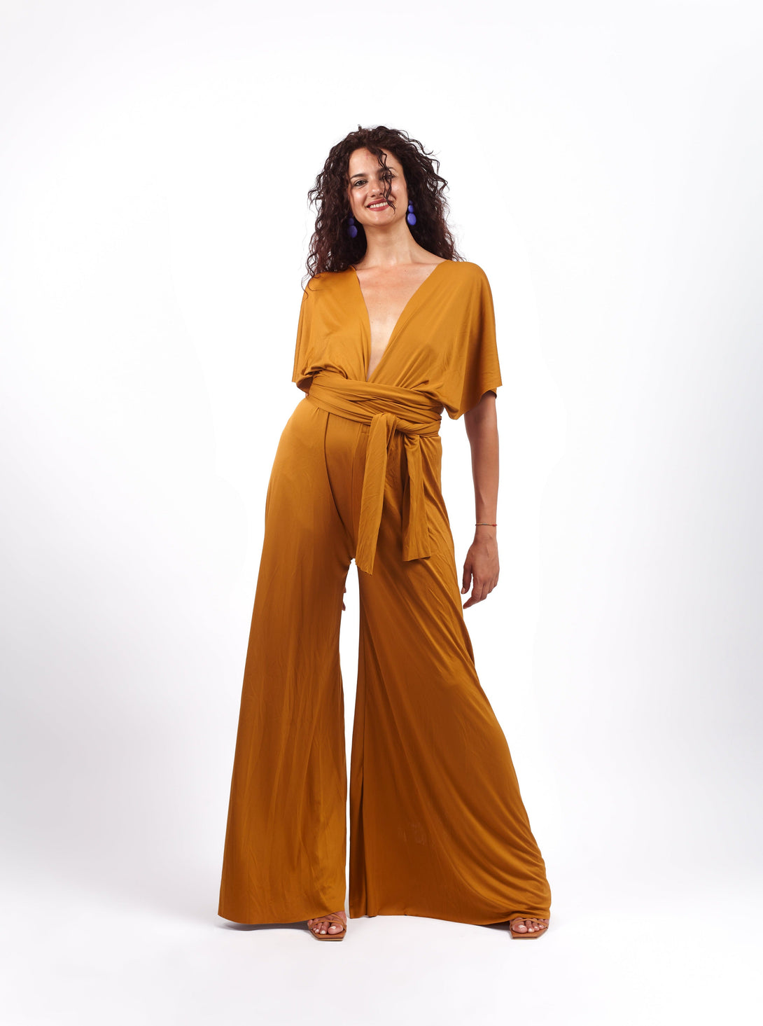 Tuta trasformabile ayunita infinty-ocra-taglia unica-Bijondo