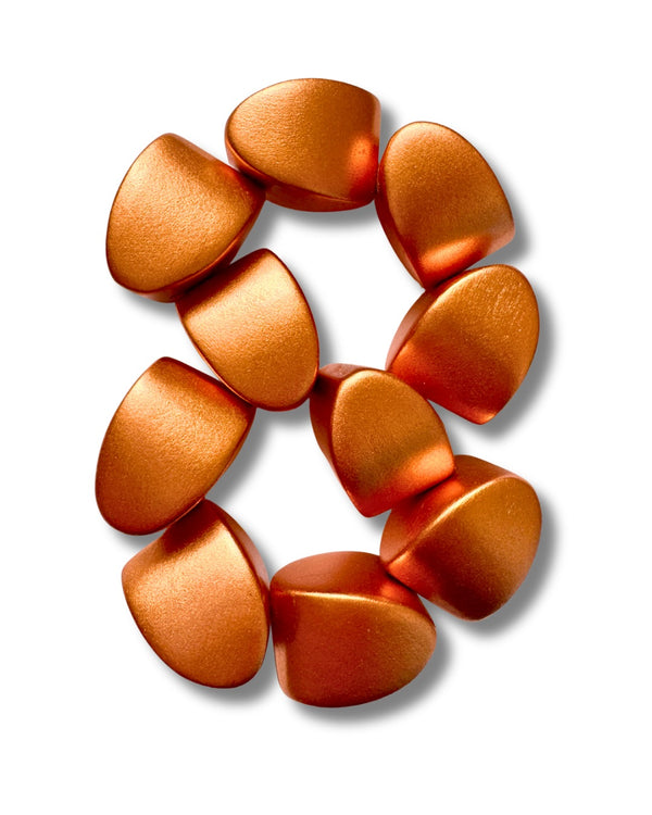 Bracciale Legno elasticizzato Argentina Metallic Big