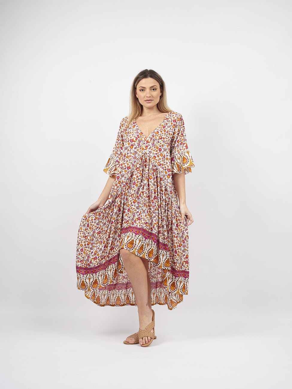 Vestito Amanda - ruggine - Bijondo