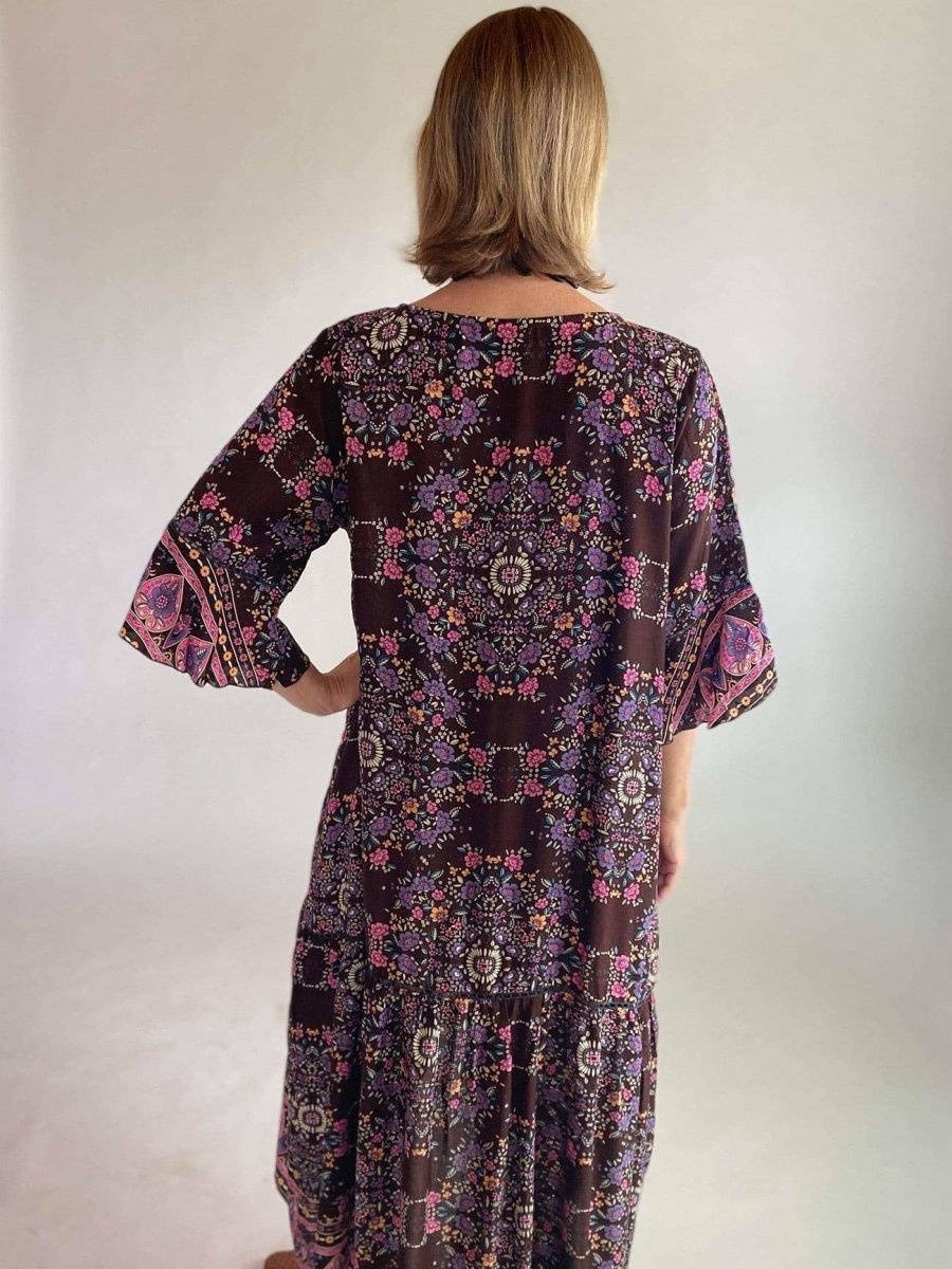 Vestito Amanda - viola - Bijondo