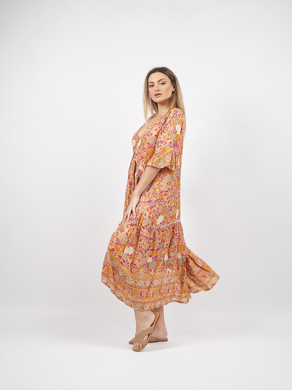 Vestito Amanda - arancione - Bijondo