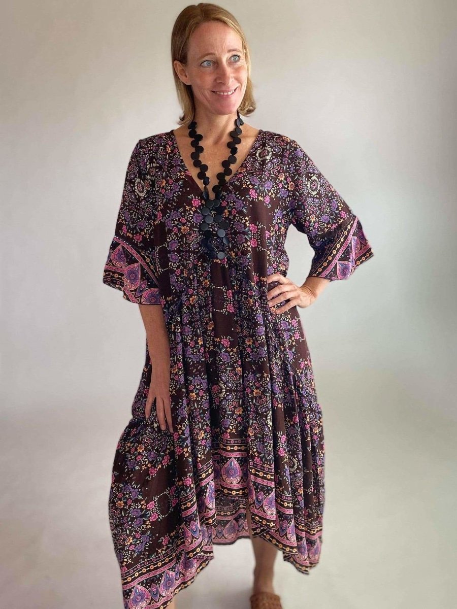 Vestito Amanda - viola - Bijondo