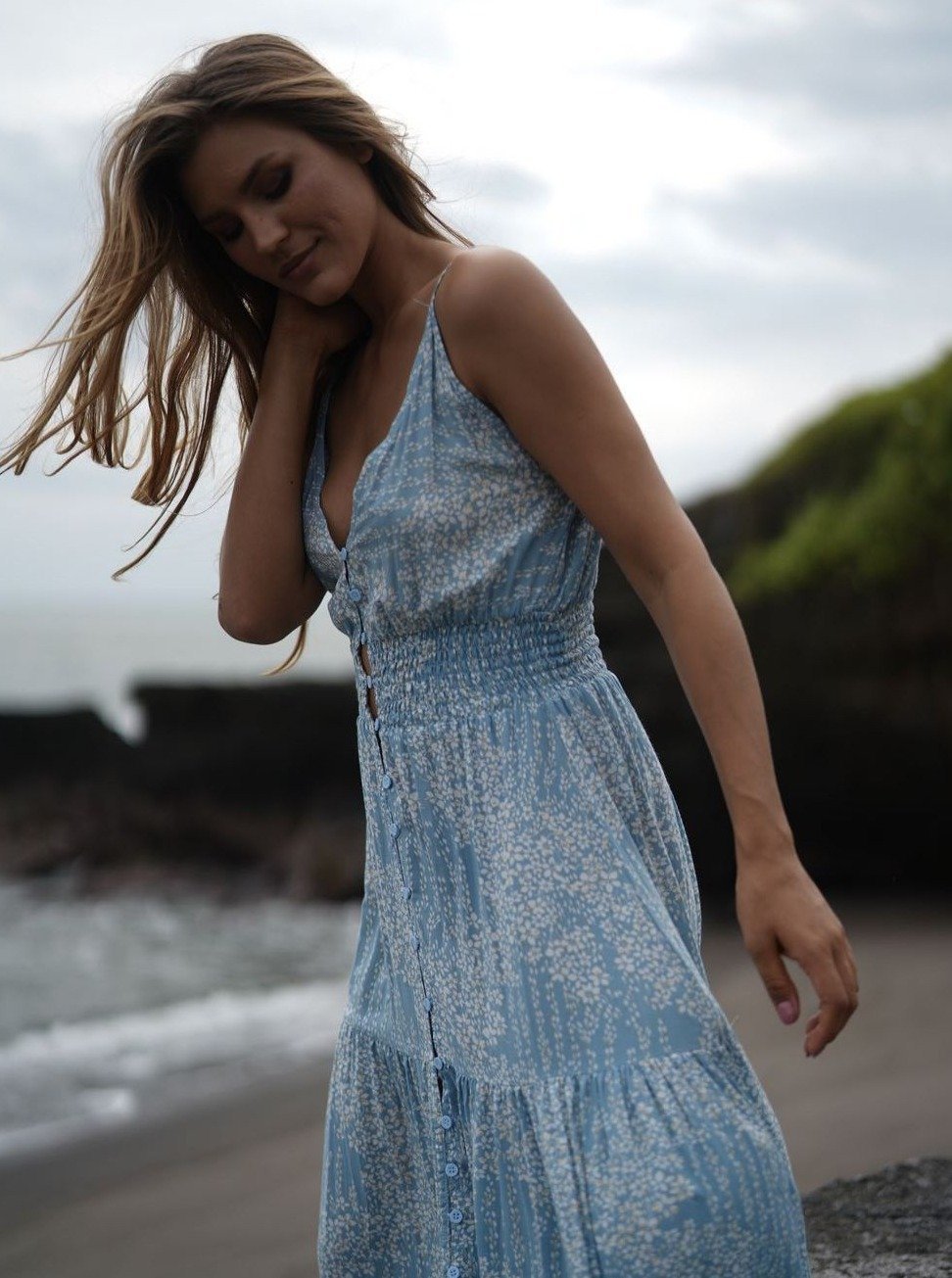 Vestito Aura - celeste - Bijondo