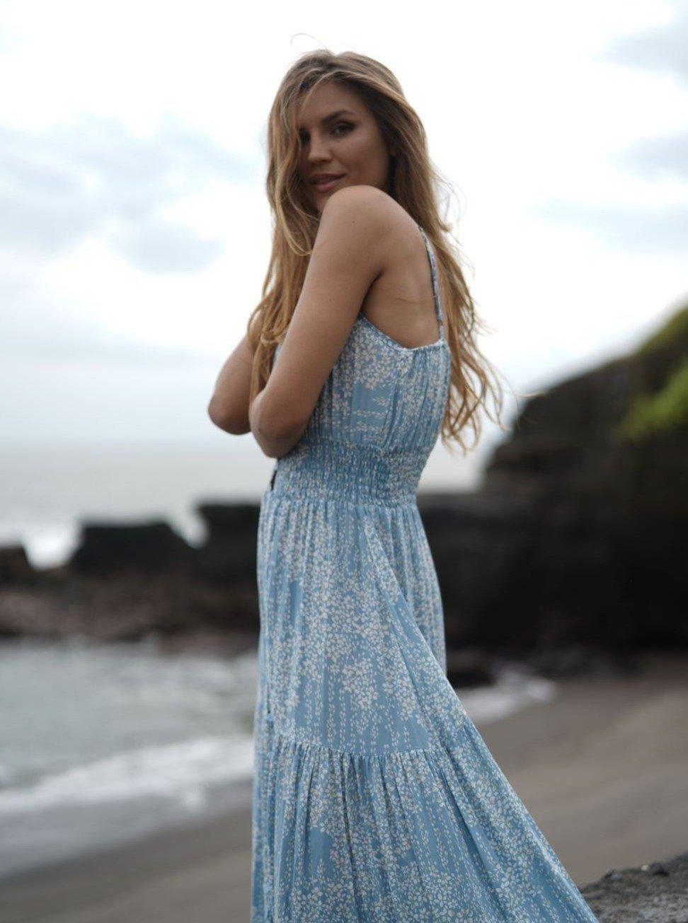 Vestito Aura - celeste - Bijondo