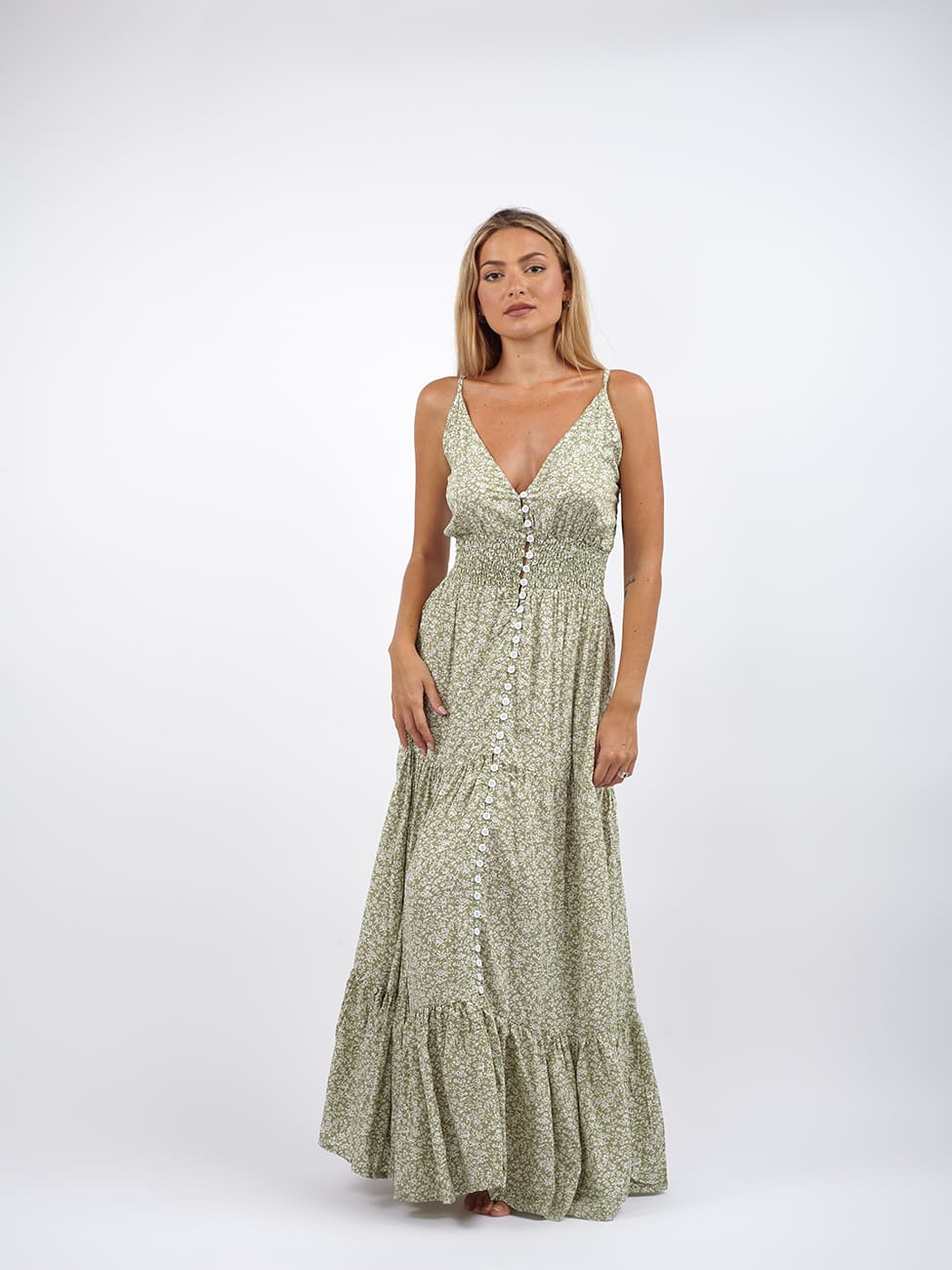 Vestito Aura - verde - Bijondo