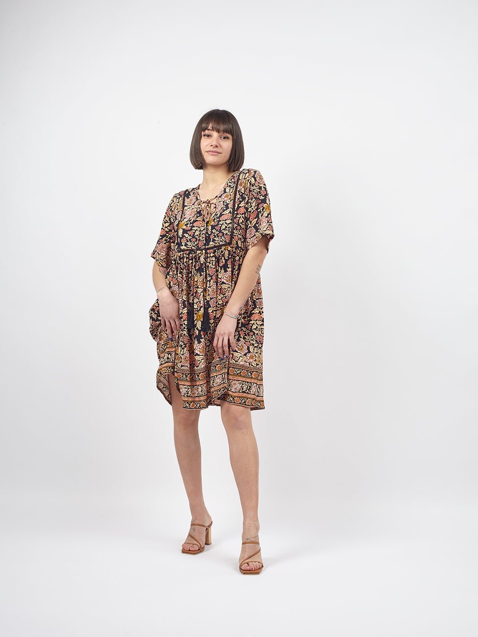 Vestito Babydoll Molly - nero - Bijondo