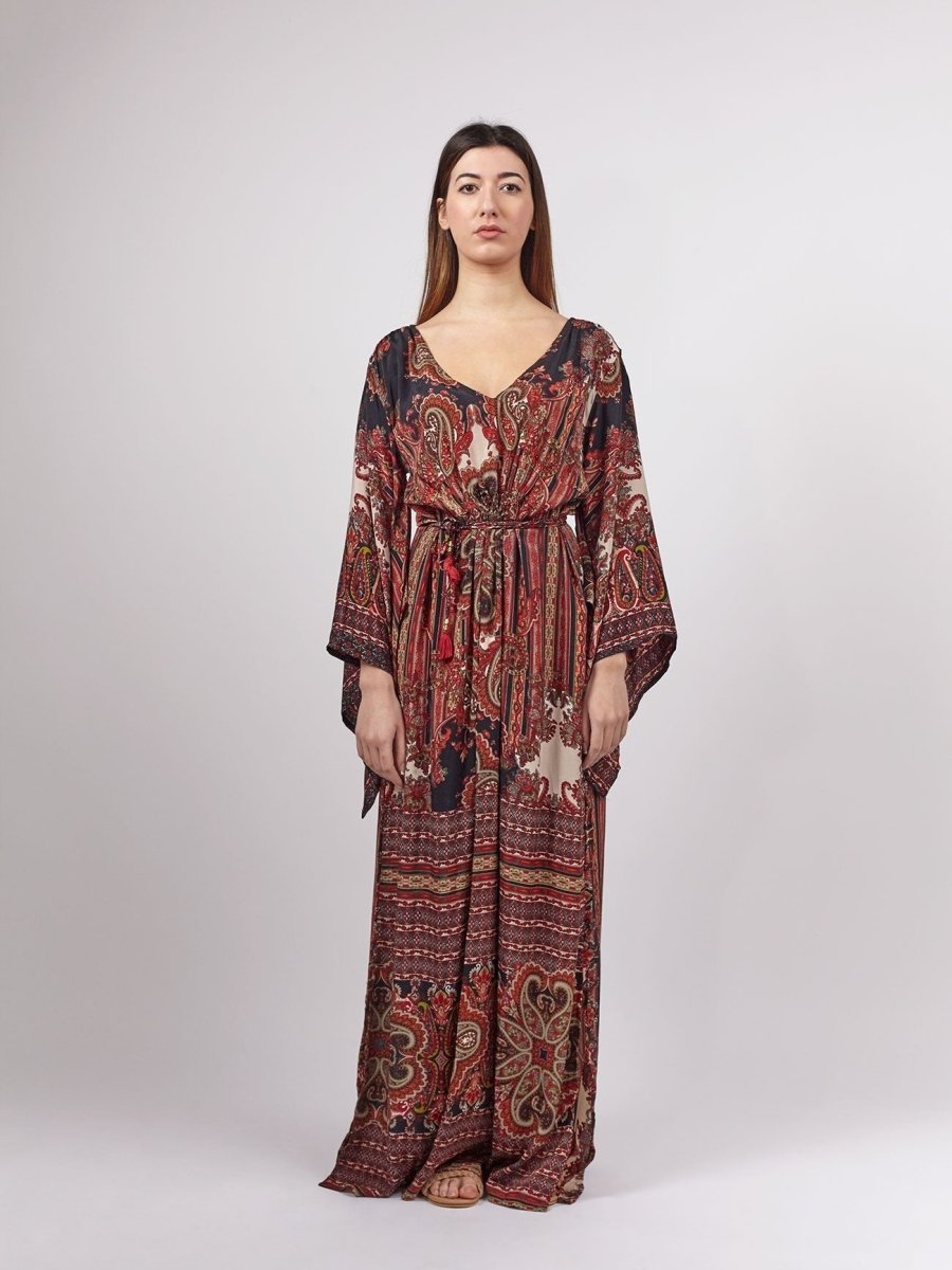 Vestito Caftano Linda - rosso - Bijondo