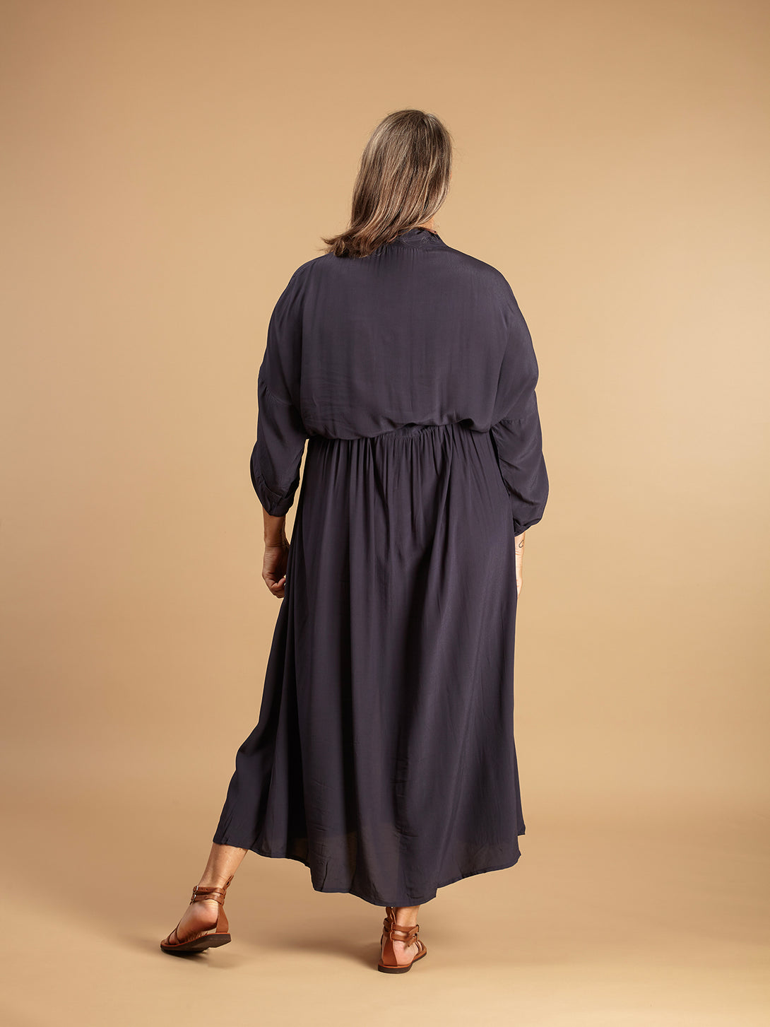 Vestito Camicione rayon con cintura Cataleya-Vestito-Bijondo-Bijondo