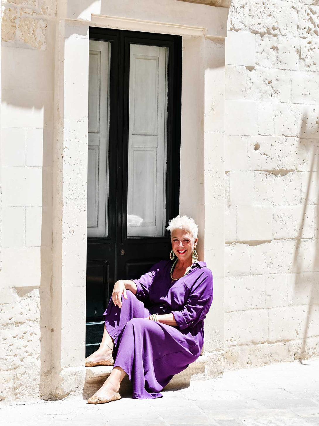 Vestito Camicione rayon con cintura Cataleya-Vestito-Bijondo-Bijondo