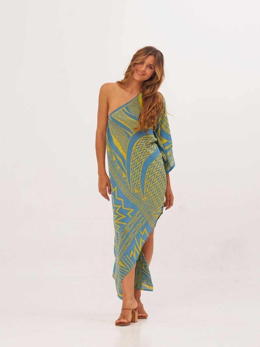 Vestito Charlize monospalla - bianco - Bijondo