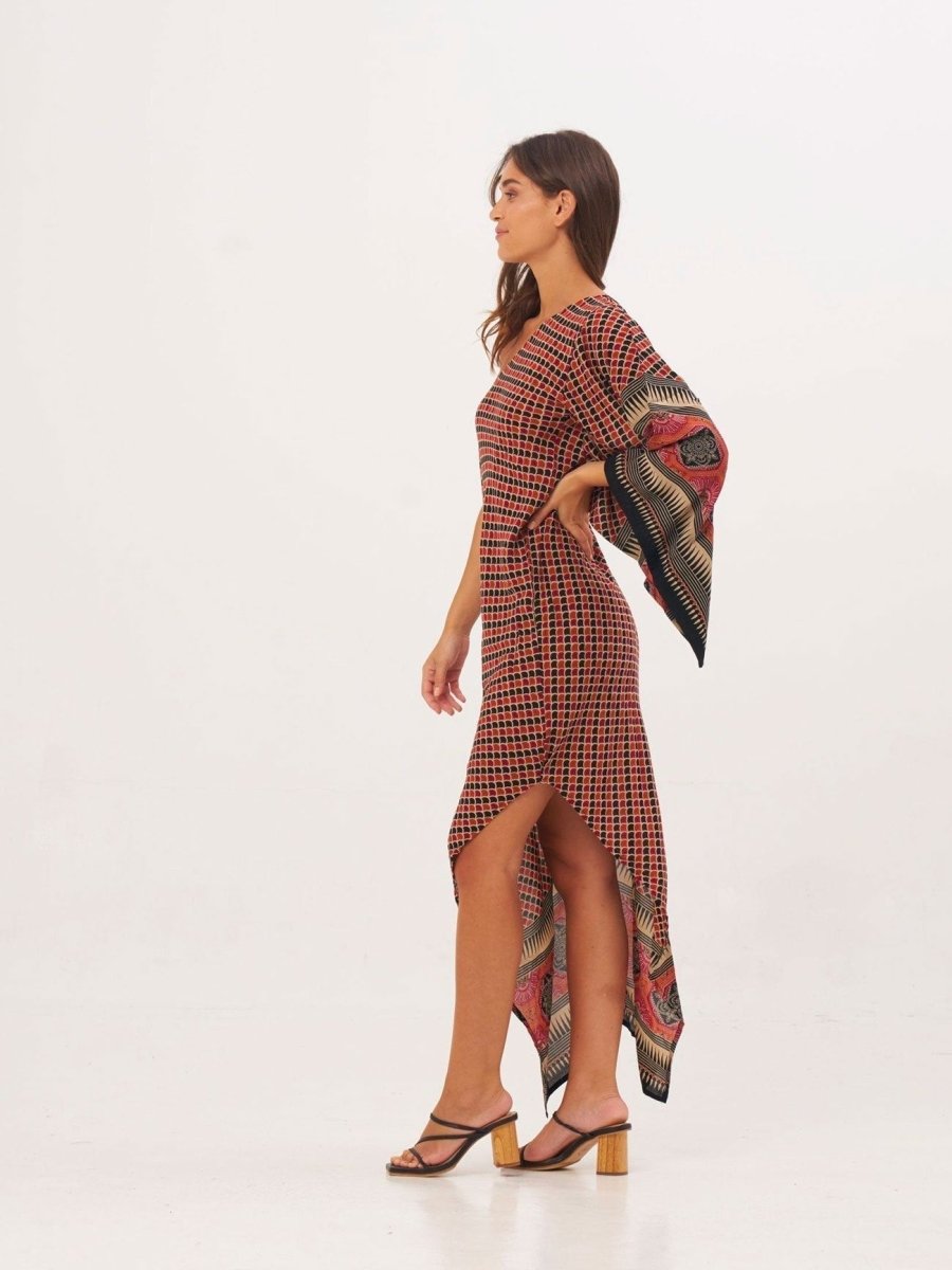 Vestito Charlize monospalla - fucsia - Bijondo