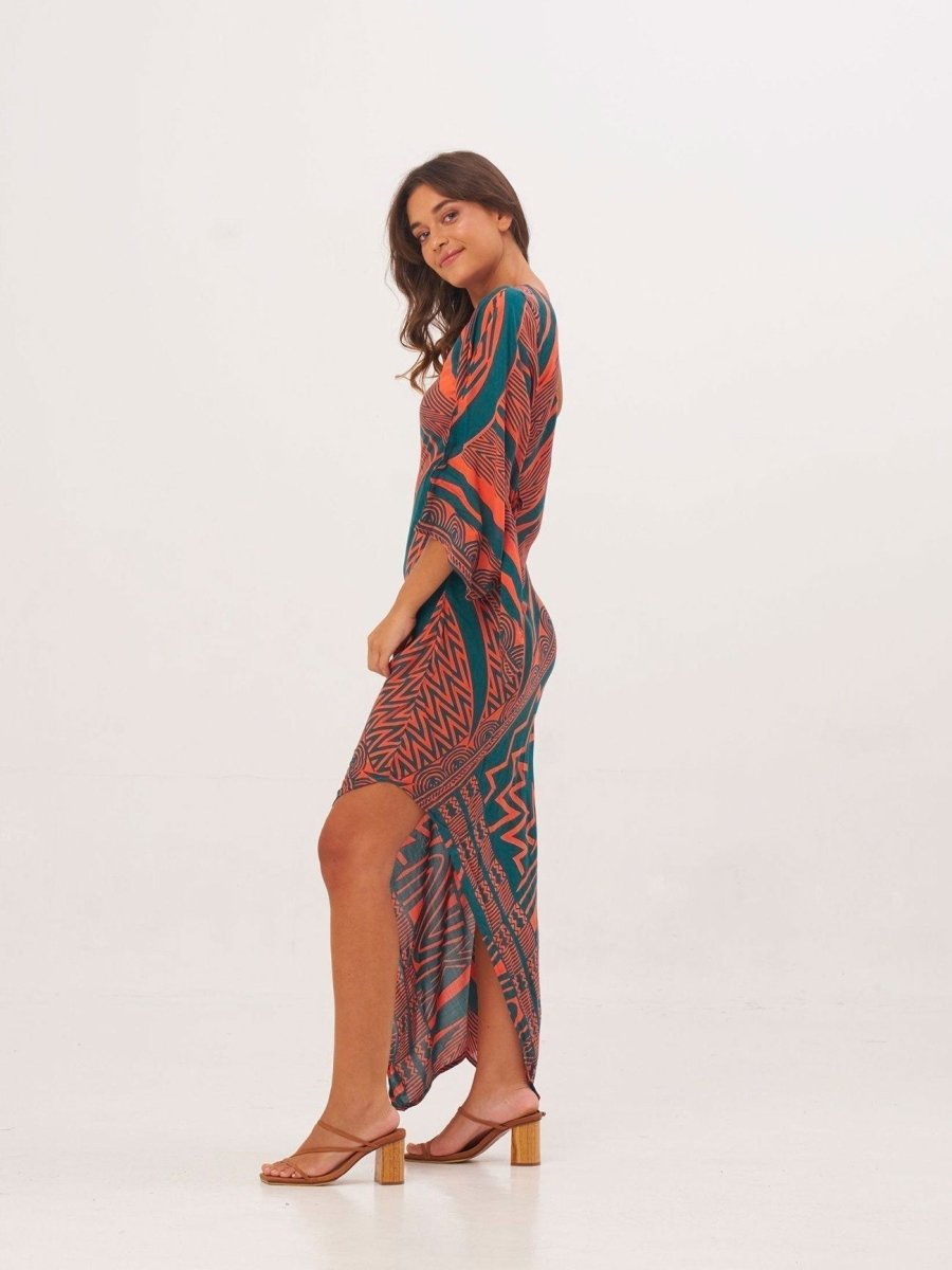 Vestito Charlize monospalla - arancione - Bijondo