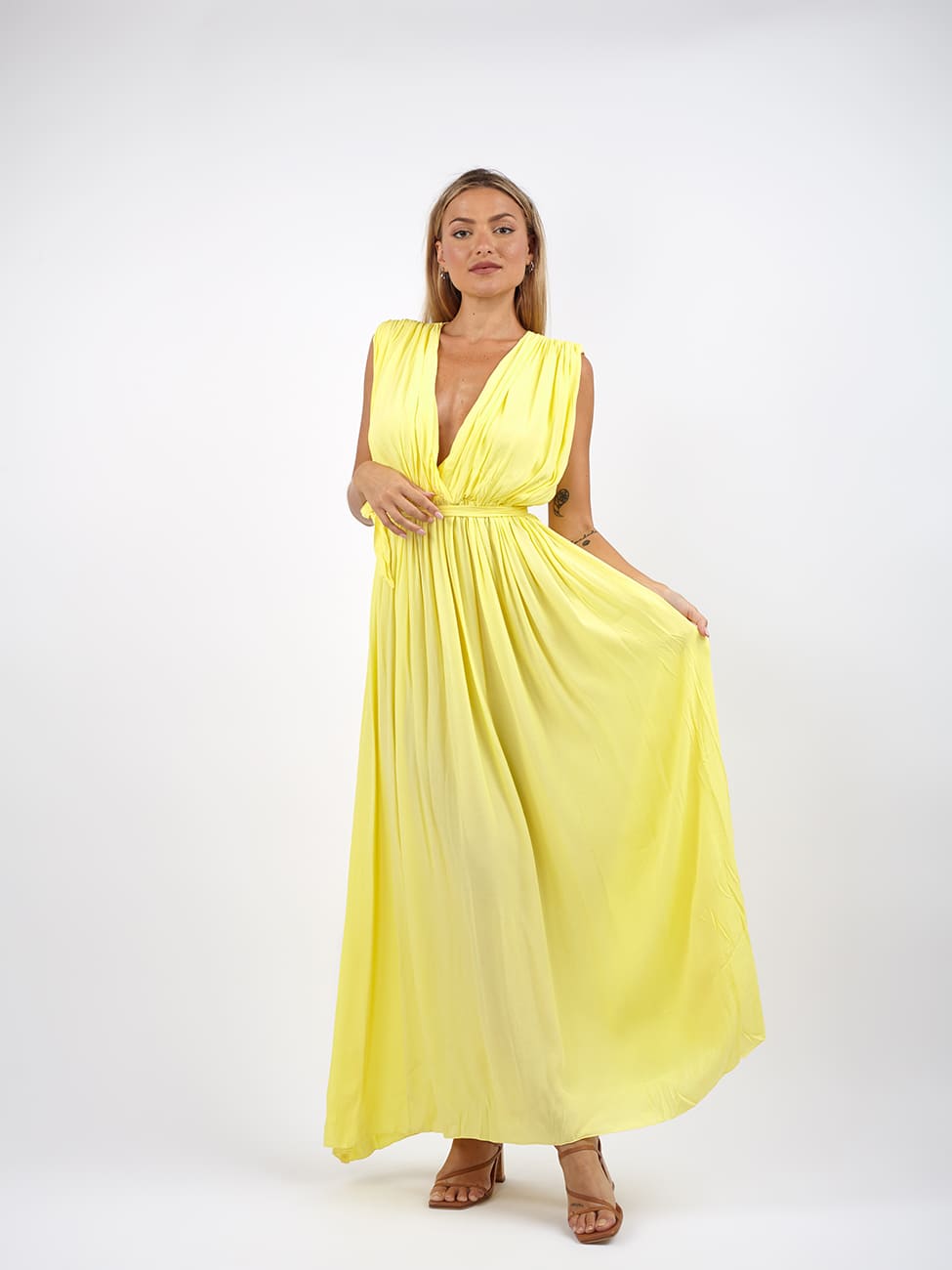 Vestito Clementine - giallo - Bijondo