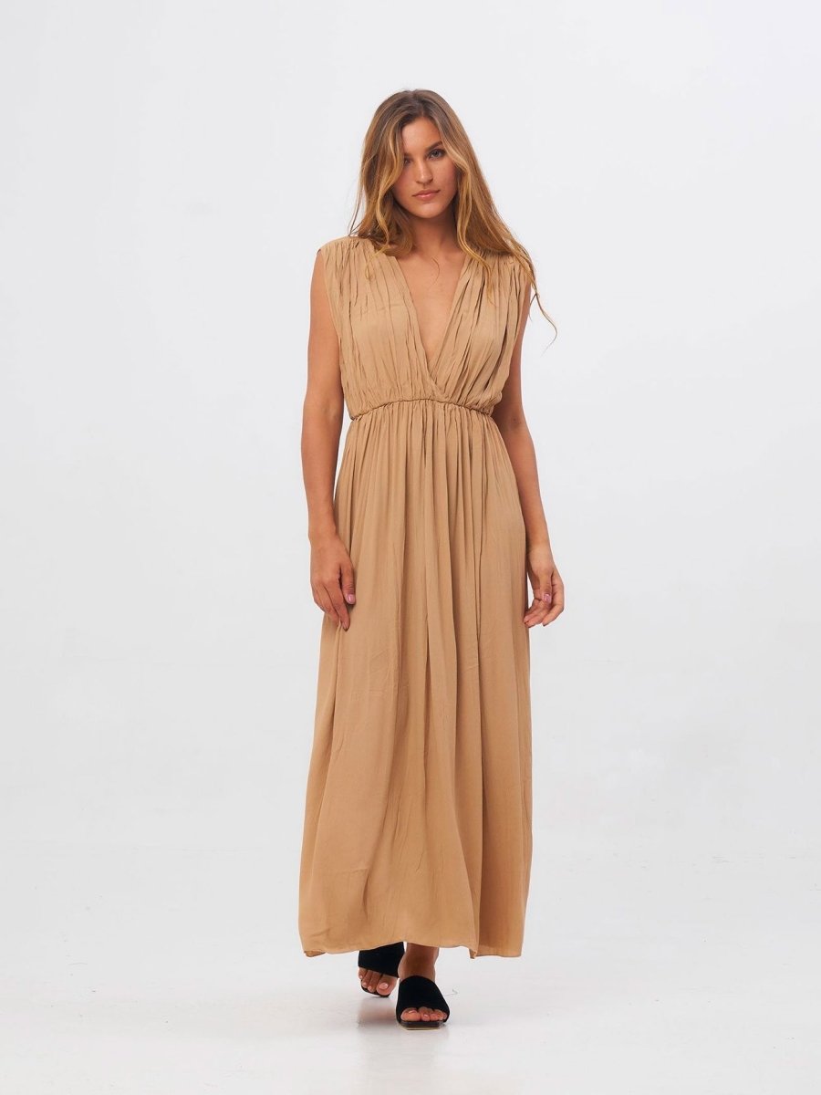 Vestito Clementine - sabbia - Bijondo