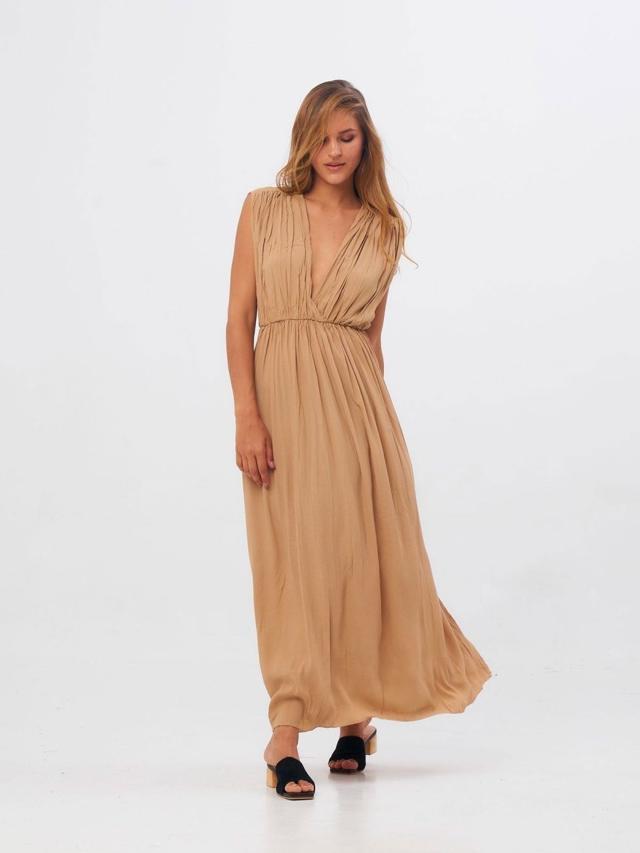 Vestito Clementine - sabbia - Bijondo