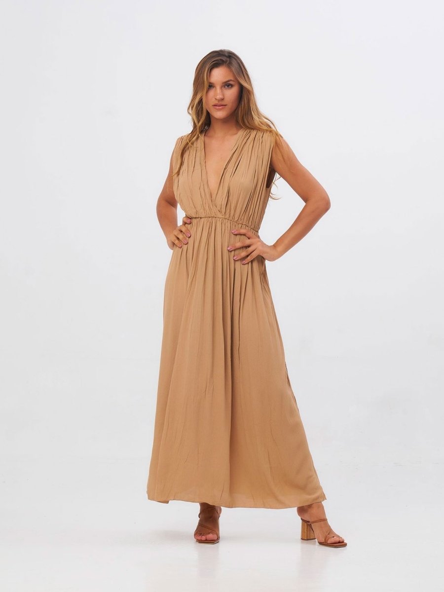 Vestito Clementine - sabbia - Bijondo