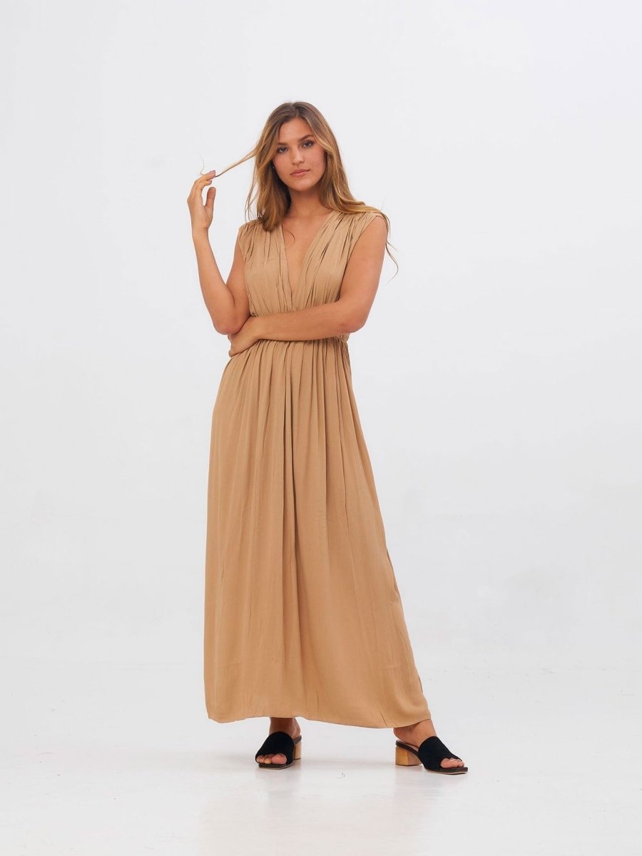 Vestito Clementine - sabbia - Bijondo