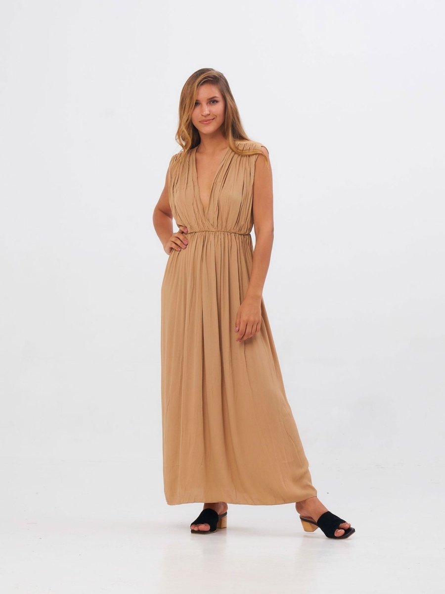 Vestito Clementine - sabbia - Bijondo