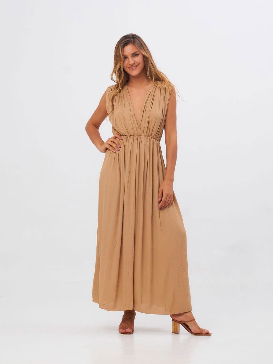 Vestito Clementine - sabbia - Bijondo