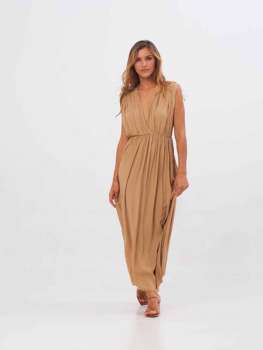 Vestito Clementine - sabbia - Bijondo