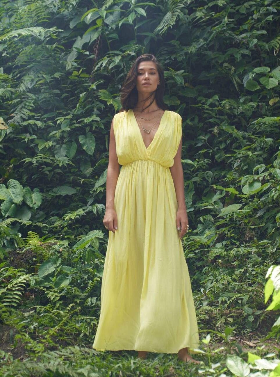 Vestito Clementine - giallo - Bijondo