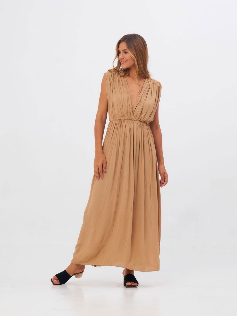 Vestito Clementine - sabbia - Bijondo