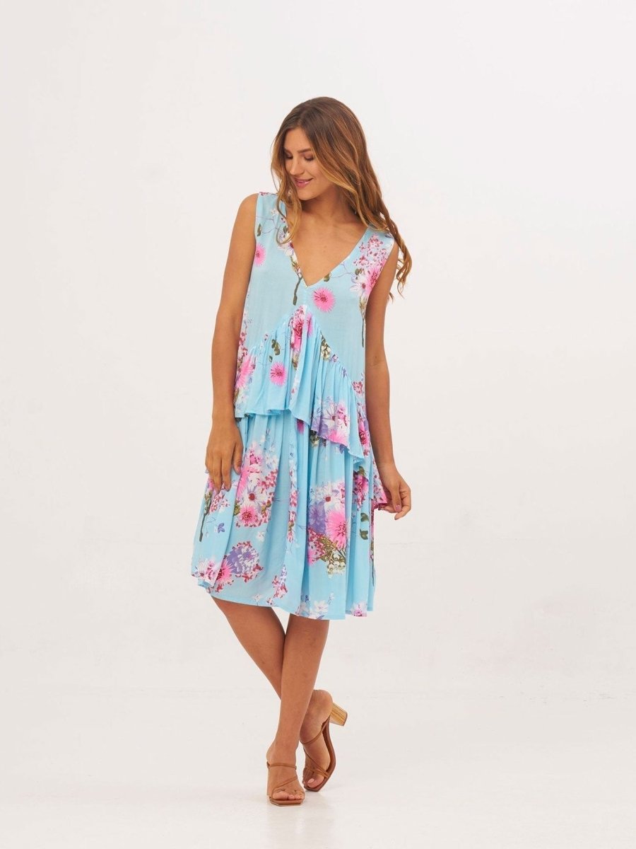 Vestito Cleo - celeste - Bijondo