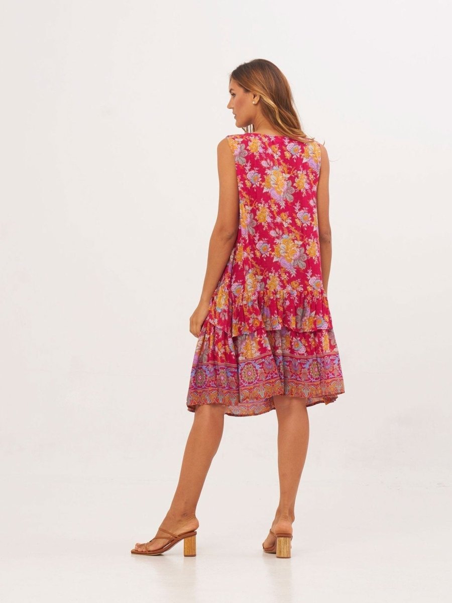 Vestito Cleo - fucsia - Bijondo