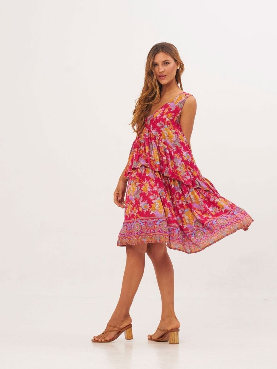 Vestito Cleo - fucsia - Bijondo