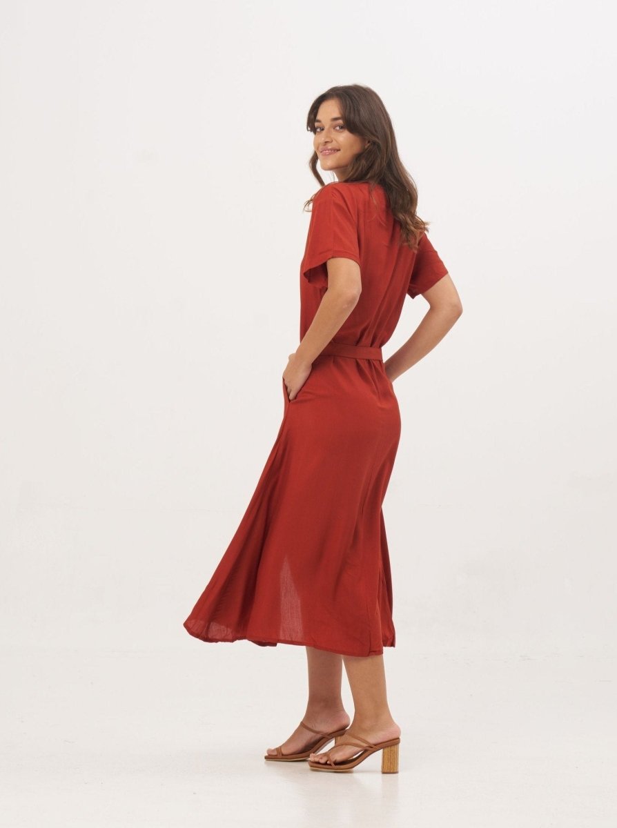 Vestito Clover - terracotta - Bijondo