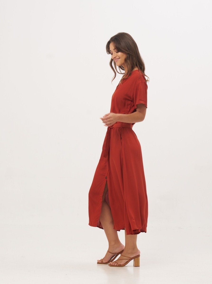 Vestito Clover - terracotta - Bijondo