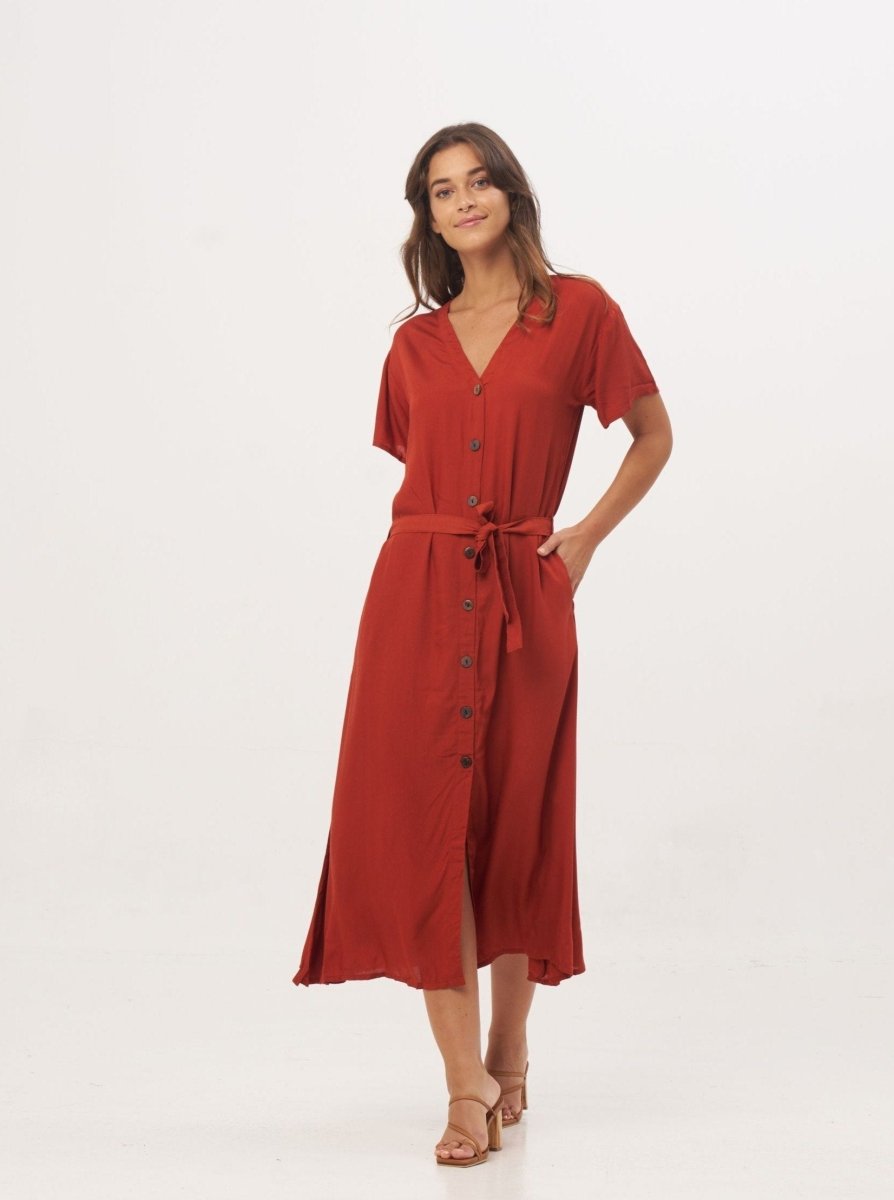 Vestito Clover - terracotta - Bijondo