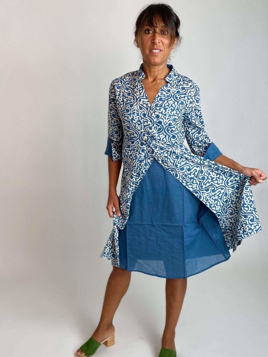 Vestito Consuelo - celeste - Bijondo