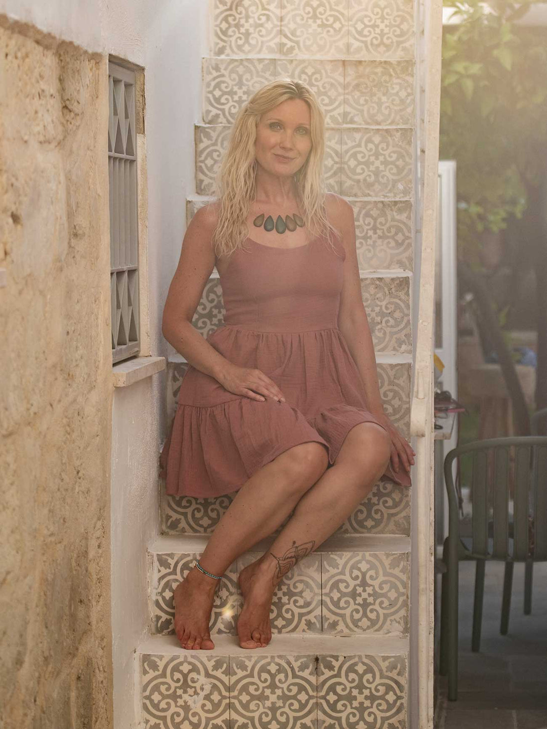 Vestito Corto in Cotone Lilli-vestito-Bijondo-Bijondo