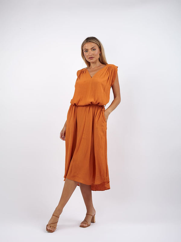 Vestito Daphne - arancione - Bijondo