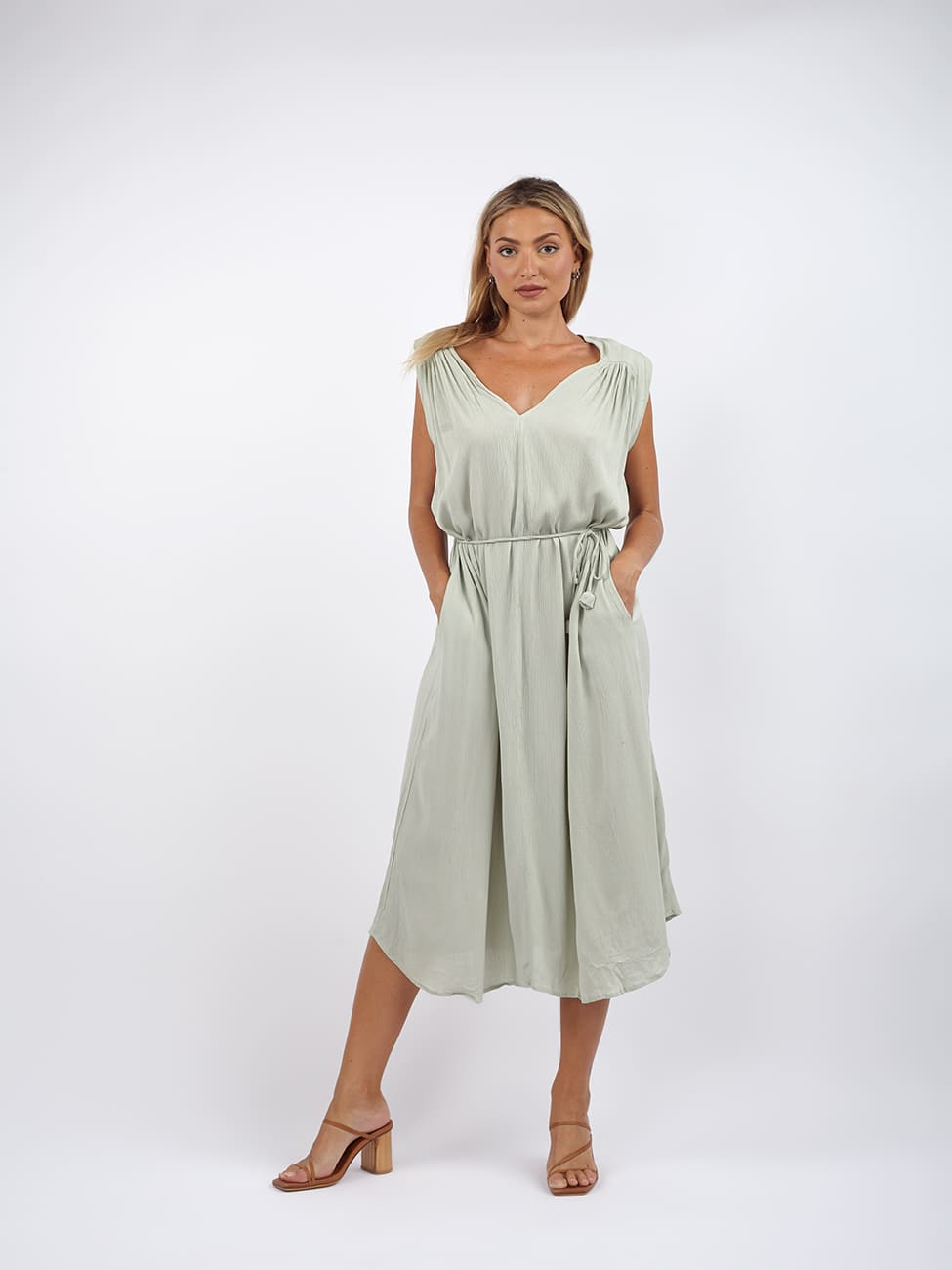 Vestito Daphne - menta - Bijondo