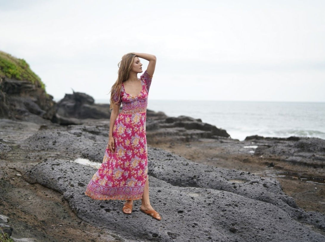 Vestito Ella - fucsia - Bijondo