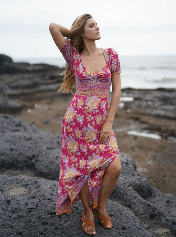 Vestito Ella - fucsia - Bijondo