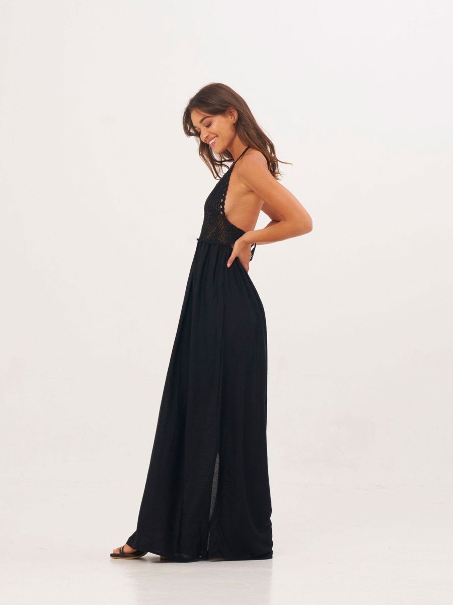 Vestito Elowen Open Back - nero - Bijondo