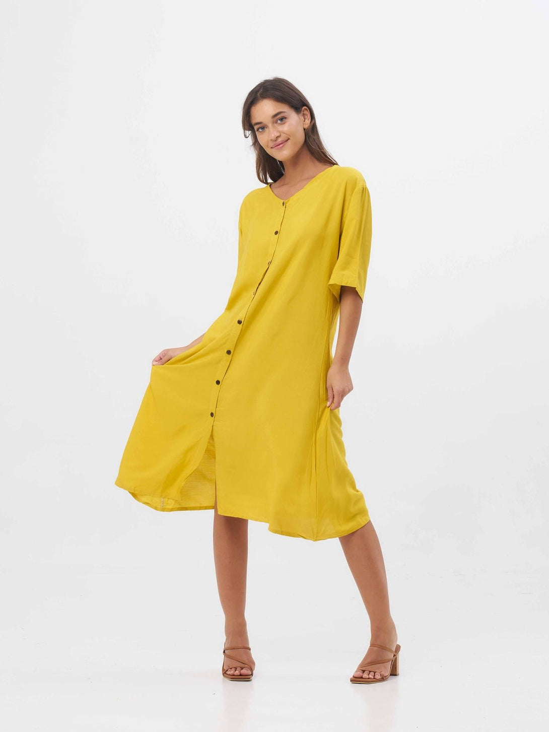 Vestito Faye - giallo - Bijondo