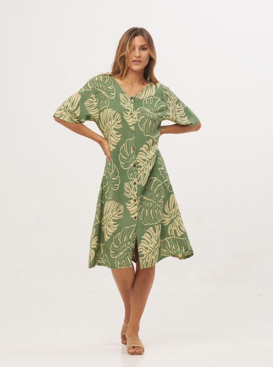 Vestito Faye - verde - Bijondo