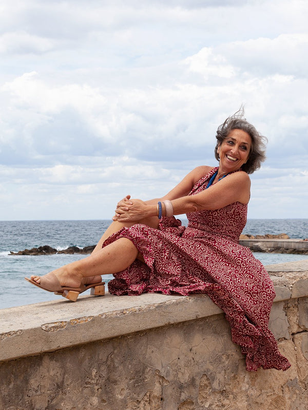 Vestito Hollywood Viscosa - rosso - Bijondo