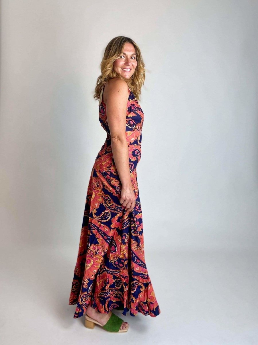 Vestito Hollywood cotone - arancione - Bijondo